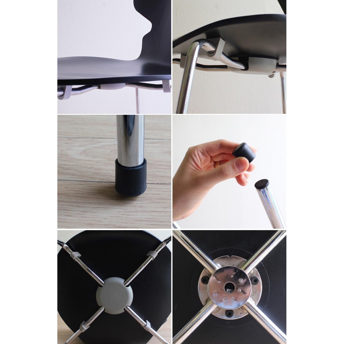 Amazon｜ANT CHAIR アントチェア ブラック アルネ ヤコブセン リ